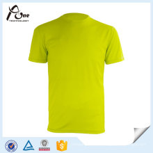 100% Polyester abgerundete Hals T-Shirt Männer Sportbekleidung